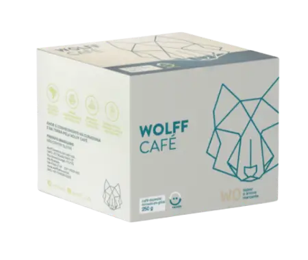 Imagem caixa de grãos de café